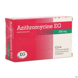 Azithromycine 250 Mg EG Comp Pell 24X250 Mg
