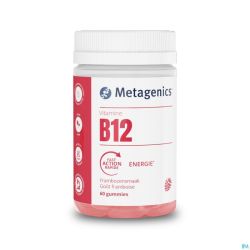 Vitamine B12 500mcg Framboise Gummies60 Metagenics