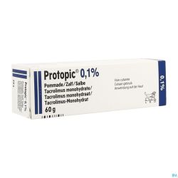 Protopic 0,1 % Pommade-zalf 60g
