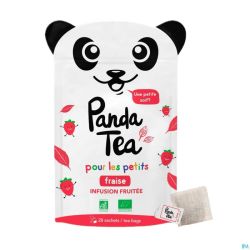 Panda Tea Infusion Enfants Fraise 28 Days 42g