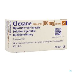 Clexane Ser Inj 10 X 80mg/0,8ml