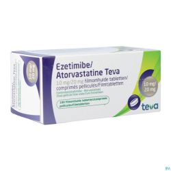 Ezetimibe Atorvastatine Teva 10/20mg Comp Pell 100