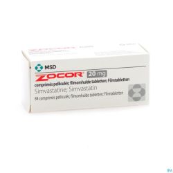 Zocor Tabl 84 X 20mg