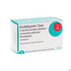 Escitalopram 5mg Teva Comp Pell 98 X 5mg