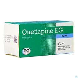Quetiapine EG Comp Pell 100X25Mg