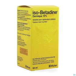 Iso Betadine Dermique 10% Sol Fl 50ml