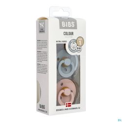 Bibs 1 Sucette Duo Cloud Blush