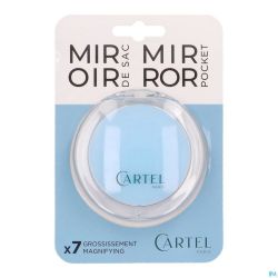 Vitry Miroir Sac Rond Bleu Diametre 9cm Grossis 7