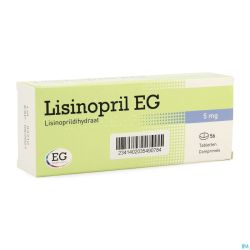 Lisinopril EG Comp 56X5Mg