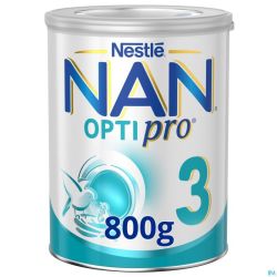 Nestlé NAN Optipro 3 Lait de Croissance Bébé 1+ 800g