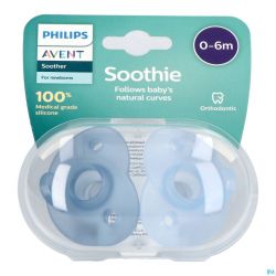 Philips Avent Sucette +0m Soothie Boy 2