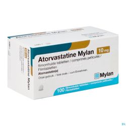 Atorvastatine Viatris 10mg Comp Pell 100 Blister