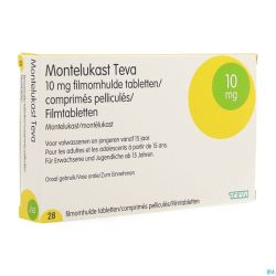 Montelukast Teva 10mg Comp Pell 28 X 10mg