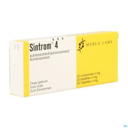 Sintrom Comp 20x4mg