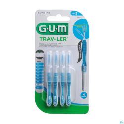 Gum Proxabrush Travel Fine Tap 4 1614