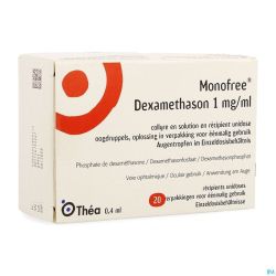 Monofree Dexamethason 1mg/ml 20 Ud X 0,1 %