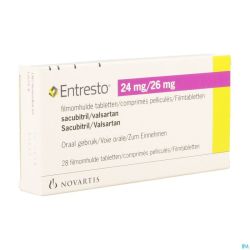 Entresto 24mg/ 26mg Comp Pell 28