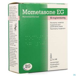 Mometasone EG 50Mcg Susp Pulv Nas 3 X 140