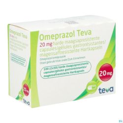 Omeprazol Teva 20mg Caps Gastro Res Piluliier 100
