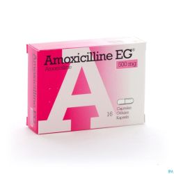 Amoxicilline EG Caps 16 X 500 Mg