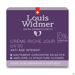 Widmer Aai Creme Jour Riche Uv30 N/parf Pot 50ml