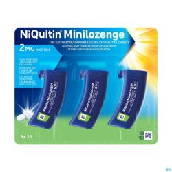Niquitin 2,0mg Minilozenge Comp A Sucer 60