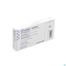 Lantus 100 U/ml Pre Rempl Solostar 5x3ml