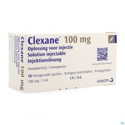 Clexane Ser Inj 10 X100 mg/1,0ml