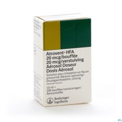 Atrovent Hfa Aerosol Doseur 10ml 200 X 0,002mg
