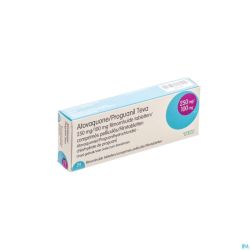 Atovaquone Proguanil 250/100mg Teva Comp Pell 24