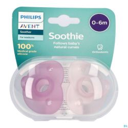 Philips Avent Sucette +0m Soothie Girl 2