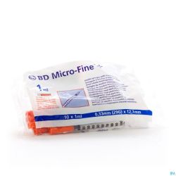 Bd Microfine+ Ser.ins. 1,0ml 29g 12,7mm 10 324827