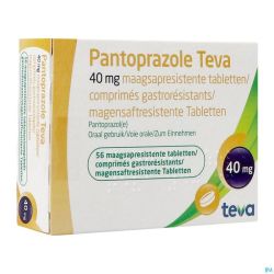 Pantoprazole Teva 40mg Gastro Resist Comp 56 Blis