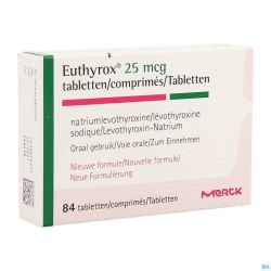 Euthyrox 25mcg Comp 84 Nf