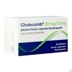 Cholecomb 20mg/10mg Caps Dur 90