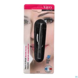 Vitry Classic Pince Epiler Droit Inox 1012
