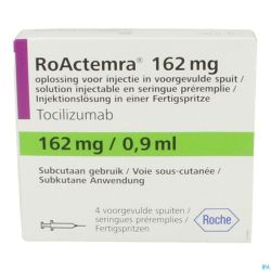 Roactemra 162mg/0,9ml Sol Inj Ser Preremplie 4
