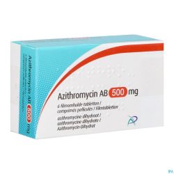 Azithromycin Ab 500mg Comp Pell 6 X 500mg