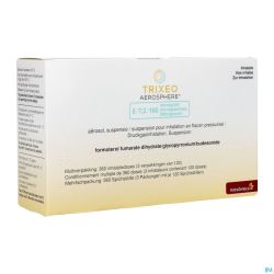 Trixeo Aerosphere 5/7,2/160mcg Susp Inh. Fl 3x120d