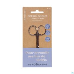 Sanodiane 80 Ciseaux Courbe Rose