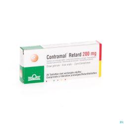 Contramal Retard 200mg Comp 20