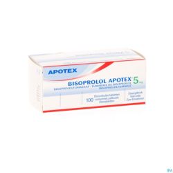 Bisoprolol Apotex 5mg Comp Pell Sec 100