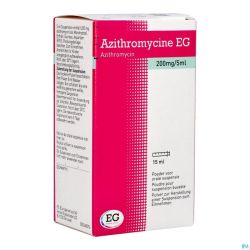 Azithromycine 200Mg/5Ml EG Pulv Susp Buvable 15Ml
