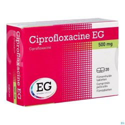 Ciprofloxacine EG 500Mg Comp 20X500Mg