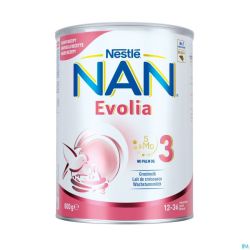 Nestlé NAN Evolia 3 Lait de Croissance Bébé 1+ 800g