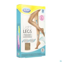 Scholl Light Legs 20d Large Beige