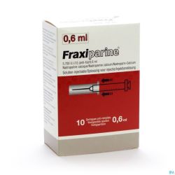 Fraxiparine Ser 10 X 0,6ml 5700 Ui Axa