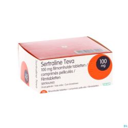 Sertraline Teva 100mg Comp 100 X 100mg