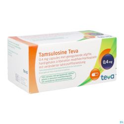 Tamsulosine Teva Caps 200 X 0,4mg