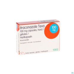 Itraconazole Teva 100mg Caps Dur 4